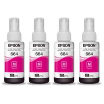 Kit Tintas T664 P/ L355 L365 L375 L395 L495 Originais Magenta