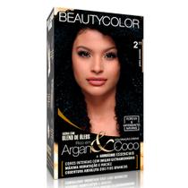 Kit Tintura Beauty Color Preto Azulado 2.11