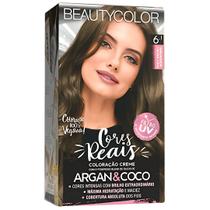 Kit Tintura Beautycolor Coloração Creme Profissional Vegano Cores Reais 6.1 Louro Escuro Acizentado