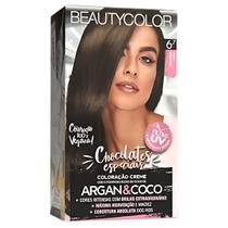 Kit Tintura Beautycolor Coloração Creme Profissional Vegano Cores Reais 6.7 Chocolate Suiço