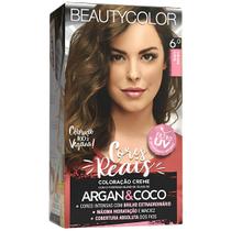 Kit Tintura Beautycolor Coloração Creme Profissional Vegano Cores Reais Tom 6.0 Louro Escuro