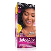 Kit Tintura Bela E Cor 2.11 Preto Azulado Beauty Color