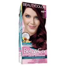Kit Tintura Creme BelaeCor 44.66 Borgonha sem Amônia