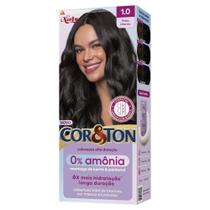 Kit Tintura Creme Niely CoreTon 1.0 Preto Intenso