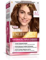 Kit Tintura Imédia Excellence L'Oréal Chocolate 6.7