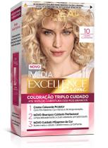 Kit Tintura Imédia Excellence L'Oréal Louro Claríssimo 10