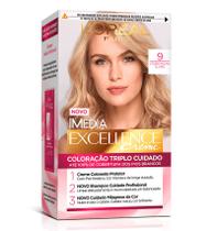 Kit Tintura Imédia Excellence L'Oréal Louro Muito Claro 9