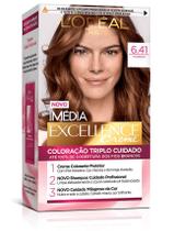 Kit Tintura Imédia Excellence L'Oréal Marrom 6.41 - IMEDIA