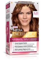 Kit Tintura Imédia Excellence L'Oréal Marrom 6.41