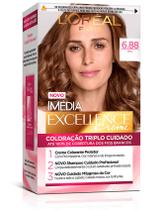 Kit Tintura Imédia Excellence L'Oréal Mel 6.88