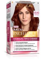 Kit Tintura Imédia Excellence L'Oréal Vermelho Acentuado 6646