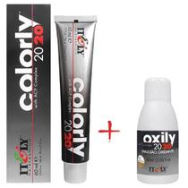 Kit Tintura Itely 4N Castanho Claro 60ml + Água Oxigenada 6% 20 volumes 60ml Kit Tintura Itely 4N Castanho Claro 60ml + Água Oxigenada 6% 20 volumes 60ml
