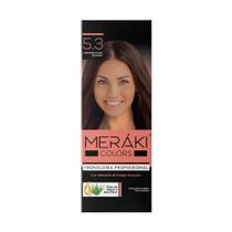 Kit Tintura Meráki Color Castanho Claro Dourado 5.3 125gr Kit Tintura Meráki Color Castanho Claro Dourado 5.3 125gr