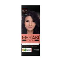 Kit Tintura Meráki Color Castanho Escuro 3.0 125gr