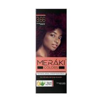 Kit Tintura Meráki Color Castanho Escuro Vermelho 3.66 125gr Kit Tintura Meráki Color Castanho Escuro Vermelho 3.66 125gr