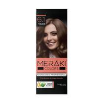 Kit Tintura Meráki Color Louro Escuro Acinzentado 6.1 125gr Kit Tintura Meráki Color Louro Escuro Acinzentado 6.1 125gr