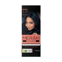 Kit Tintura Meráki Color Preto Azulado 1.11 125gr Kit Tintura Meráki Color Preto Azulado 1.11 125gr