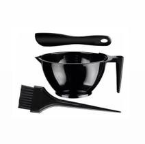 Kit Tintura Pote Cumbuca Pincel Espátula Cabeleireiro