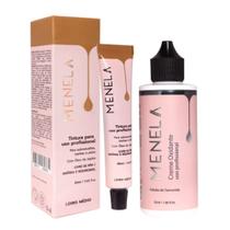 Kit Tintura Tinta Para Sobrancelhas Menela + Creme Oxidante Profissional Brow Lamination