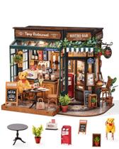 Kit Tiny House ROBOTIME Tipsy Restaurant com móveis para adultos