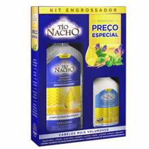 Kit Tio Nacho Engrossador Antiqueda Shampoo + Condicionador - Genomma