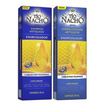Kit Tio nacho engrossador calvicie shampoo condicionador anti queda - Genomma