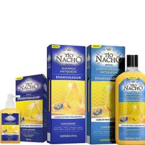 Kit tío nacho engrossador para cabelo shampoo + condicionador + spray