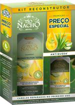 Kit tio nacho reconstrução total aloe vera shampoo +condicionador