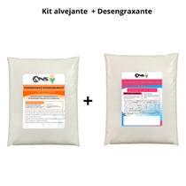 Kit tira manchas Roupas e Piso Desengraxante Desengordurante 1kg Alvejante 1kg Kit tira manchas Roupas e Piso Desengraxante Desengordurante 1kg Alvejante 1kg
