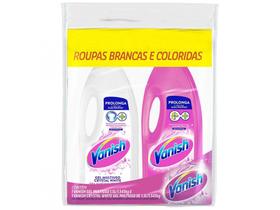 Kit Tira Manchas Vanish 1,5L Cada para Roupas - Brancas e Coloridas