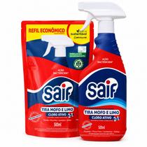Kit Tira Mofo e Limo Com Refil Cloro Ativo Limpeza Profunda Mínimo Esforço 500ml Cada Kit Tira Mofo e Limo Com Refil Cloro Ativo Limpeza Profunda Mínimo Esforço 500ml Cada