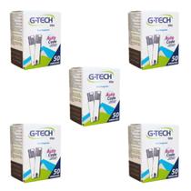 Kit Tiras Reagentes Medir Glicose G Tech Vita - 250 unidades