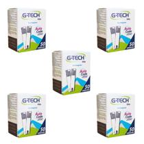 Kit Tiras Reagentes Medir Glicose G Tech Vita - 250 unidades