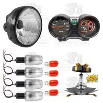 Kit Titan 150 Ano 2004 a 2008 / Farol Completo / Painel Completo / 4 Piscas Seta Universal Titan Fan 125 150
