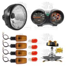 Kit Titan 150 Ano 2004 a 2008 / Farol Completo / Painel Completo / 4 Piscas Seta Universal Titan Fan 125 150
