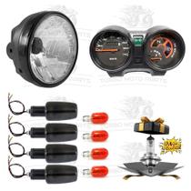 Kit Titan 150 Ano 2004 a 2008 / Farol Completo / Painel Completo / 4 Piscas Seta Universal Titan Fan 125 150 Kit Titan 150 Ano 2004 a 2008 / Farol Completo / Painel Completo / 4 Piscas Seta Universal Titan Fan 125 150