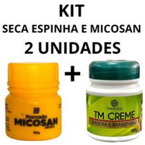 Kit TM Creme e Pomada Micosan - Clareamento e Tratamento de Espinhas e Manchas - Baruc Cosméticos