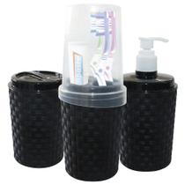 Kit Toalete 3 Pçs - Delta Útil - KT996 Kit Toalete 3 Pçs - Delta Útil - KT996