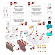 Kit Toalete Banheiro Feminino e Masculino 48 Adesivos 2 Placas Convidados