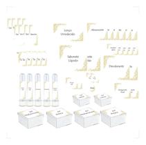 Kit Toalete Feminino E Masculino Com Acrílicos E Tubetes