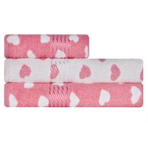 Kit Toalha 3 Peças Banho + Rosto 100% Algodão Felpudo Prisma Dohler - Emcompre