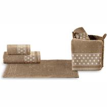 Kit Toalha Banhão 5pç Gigante Grossa Romance Algodão egipcio