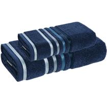 Kit Toalha Banho e Rosto Karsten Gigante Fio Penteado 2 Pçs