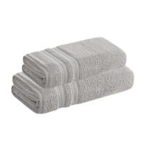 Kit Toalha Banho e Rosto Karsten Unika 70x140cm e 48x80cm Super Macia