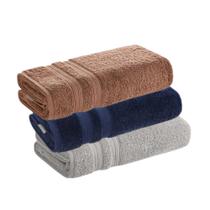 Kit Toalha Banho e Rosto Karsten Unika Algodão 500g/m² Toque Suave