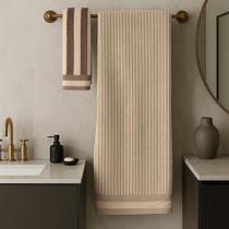 Kit Toalha Banho e Rosto Super Macias, Alta Absorção e Toque Aveludado Ideal para Presente