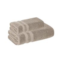 Kit Toalha Banho e Rosto Unika Karsten 100% Algodão Alta Absorção