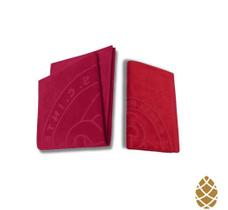 Kit Toalha Banho+ Rosto Jacquard Buettner Inter Vermelho