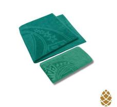 Kit Toalha Banho+ Rosto Jacquard Buettner Palmeiras Verde