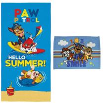 Kit Toalha de Banho e Lancheira Infantil Patrulha Canina Menino Desenho Estampada Aveludada Absorvente Lepper Kit Toalha de Banho e Lancheira Infantil Patrulha Canina Menino Desenho Estampada Aveludada Absorvente Lepper